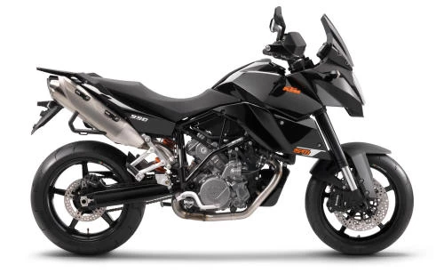 Photo de profil de la 990 Supermoto-T 2011 en couleur noir