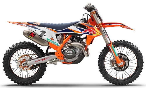Foto de perfil del 450 SX-F Factory Edition 2020 en color indefinido.