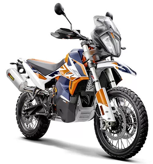 Foto de perfil del 790 Adventure R Rally 2020 en color indefinido.