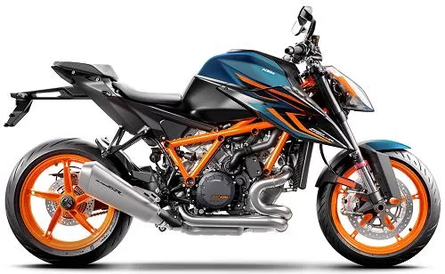 Foto de perfil del Superduke 1290 R EVO 2022 en color indefinido.