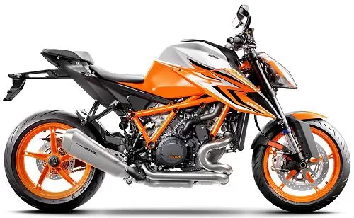 Foto de perfil del Superduke 1290 R EVO 2023 en color indefinido.