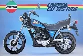Motorcycle Laverda CU 125 Custom Ride 1985