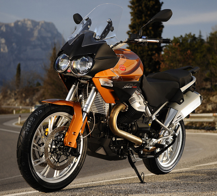 Pompe à Carburant Pour Moto Guzzi Stelvio 1200 8V (2011-2013) - Essence 12V 5 Bar - Neuf Avec Quincaillerie