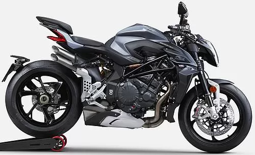 Foto de perfil del 1000 Brutale RS 2025 en color gris.