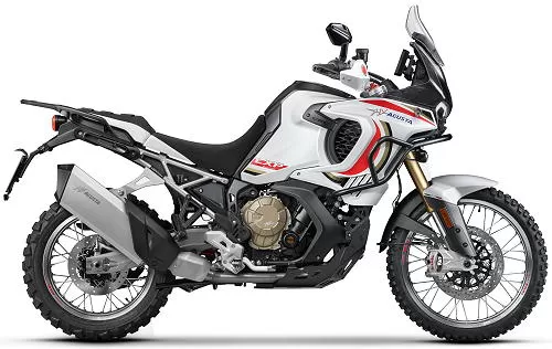 Foto de perfil del 950 LXP Orioli 2024 en color blanco.