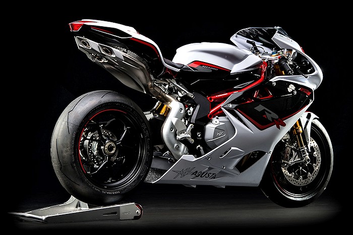 Adesivo 3D Per Serbatoio MV Agusta F4 RR 2016 – Effetto Resina, Antigraffio E Fatto A Mano In Italia (Grigio, Modello GP-495(M))
