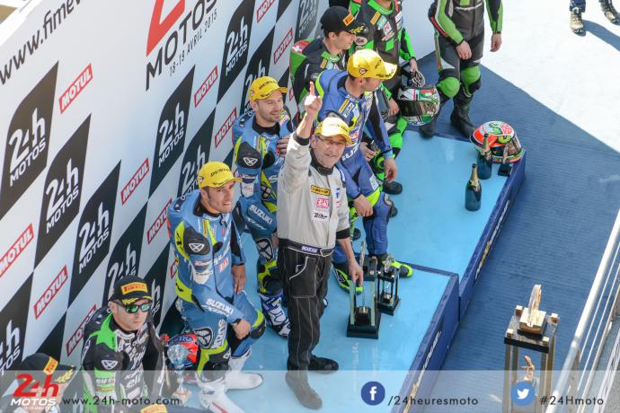 Victoire du Suzuki Endurance Racing Team aux 24 hrs du Mans 2016.