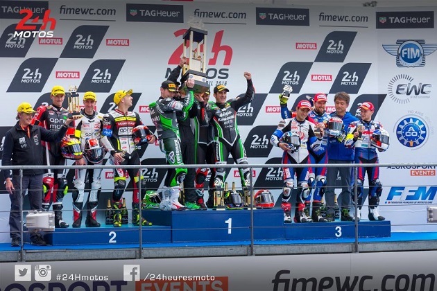 Kawasaki remporte les 24 heures du Mans Moto 2016.