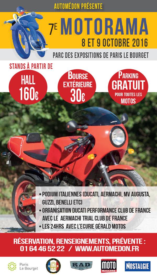 7ème Motorama au salon Automedon les 8 et 9 octobre 2016.