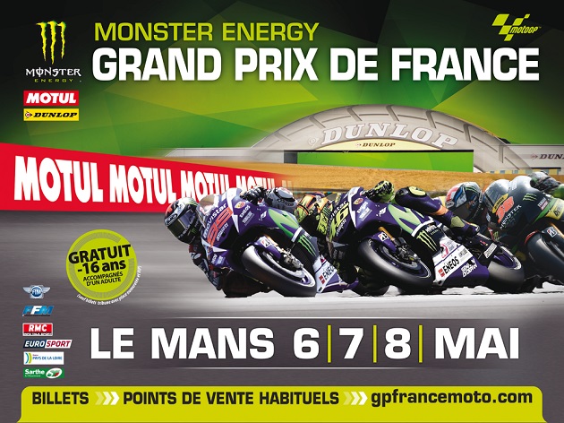 Autoroutes gratuites et relais Calmos pour le Grand Prix de France.