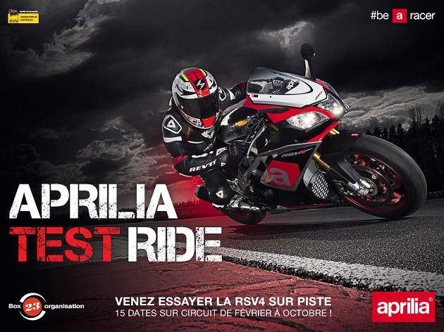 Aprilia Test Ride - Chevauchez la RSV4 RF sur piste !