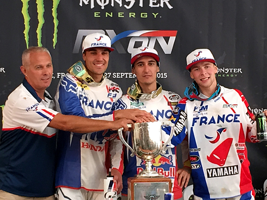 Les Bleus remportent le Motocross des Nations
