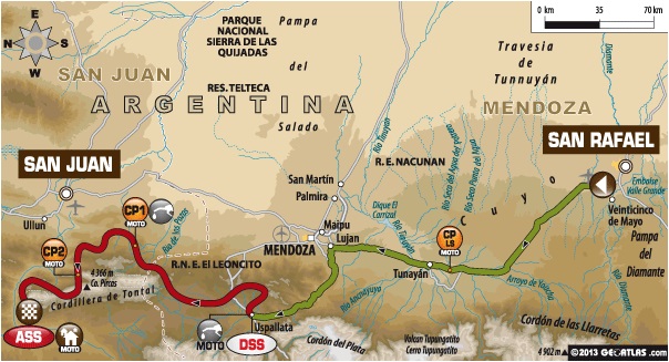 Dakar 2014 / Etape 3 : Barreda remporte une étape record.