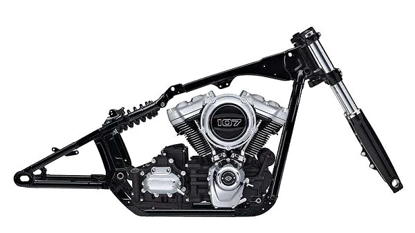 Les infos sur le châssis Softail 2018.