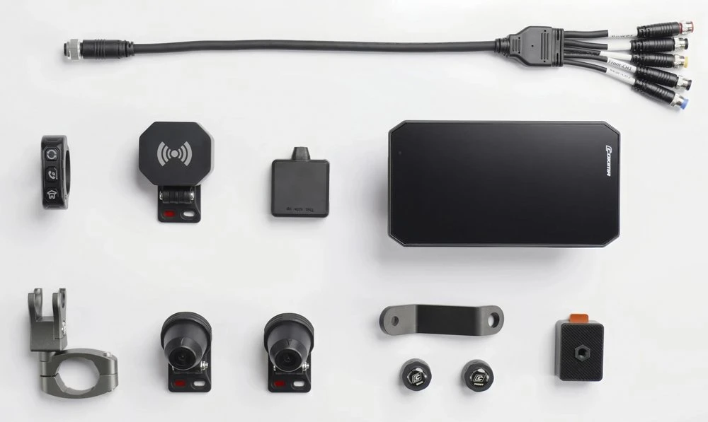 Les éléments techniques composants le système embarqué Cokima CK-3 Plus