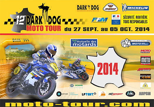 Zoom vidéo sur le Dark Dog Moto Tour 2014.