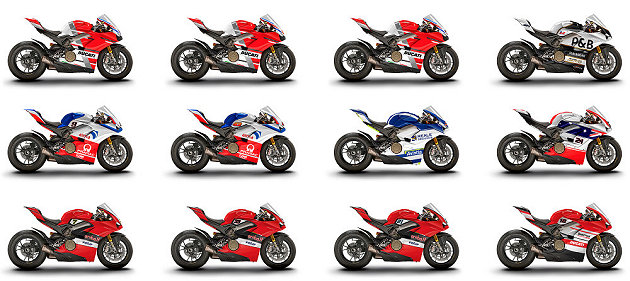 Les Panigale V4 S de la 'Race of Champions' seront vendues sur eBay.