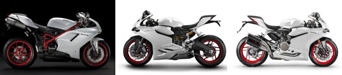 Nouveau coloris 'White Rosso' pour la Ducati Panigale V2.
