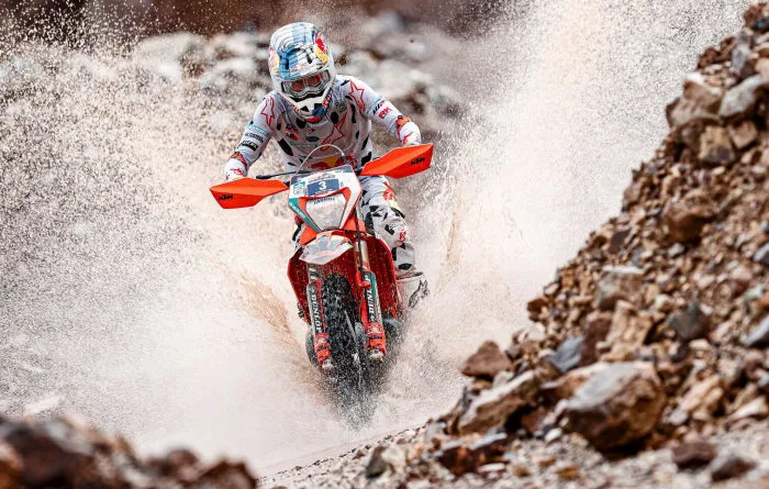 Victoire de Manuel Lettenbichler à l'Erzbergrodeo 2024.