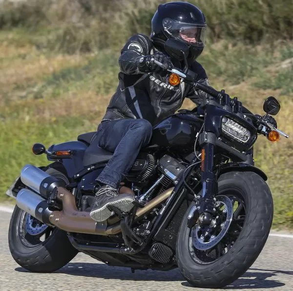 Immersion sportive chez les Harley-Davidson Softail.