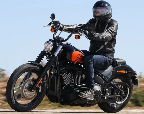 Immersion sportive chez les Harley-Davidson Softail.