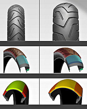 Essai du pneu trail Bridgestone A41.
