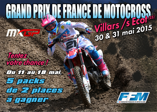 Gagnez vos places pour le GP de France Motocross.