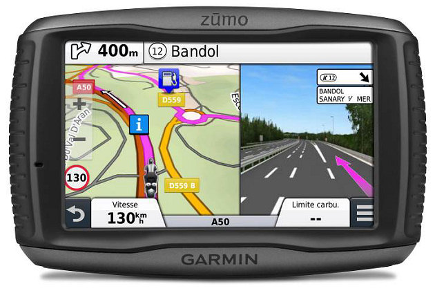 Garmin présente un nouveau GPS grande taille : le Zumo 590LM.