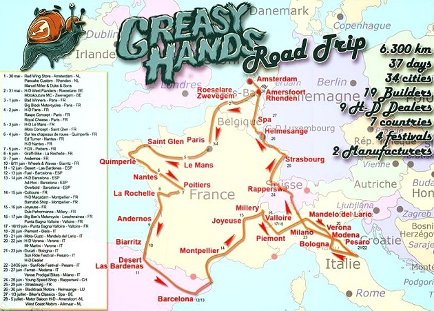 Greasy Hands Road Trip - Voyage à la rencontre des meilleurs préparateurs européens.