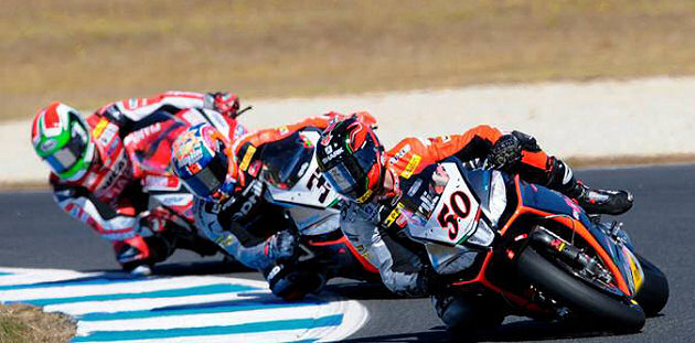 Les français se subliment en SBK à Phillip Island.