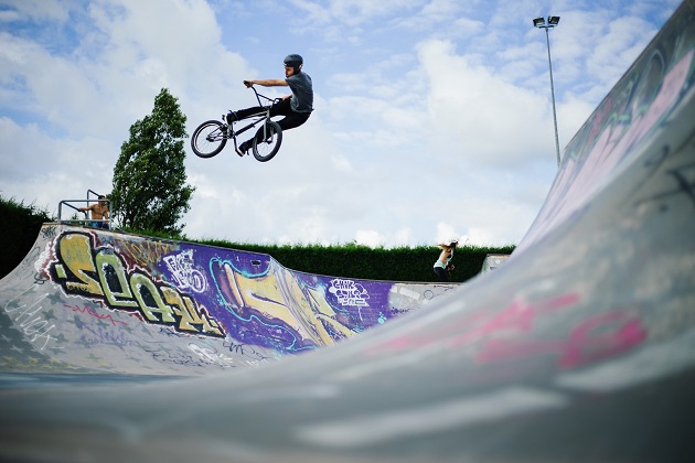 Un surprenant road-trip mêlant Harley-Davidson et BMX.
