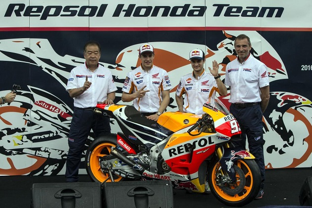 MotoGP - Le HRC présente sa RC213V 2016 à Jakarta.