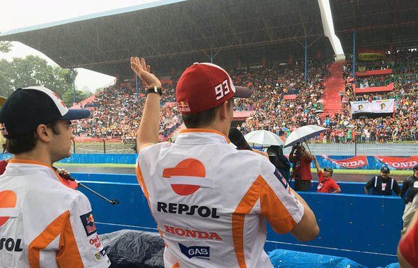 MotoGP - Le HRC présente sa RC213V 2016 à Jakarta.
