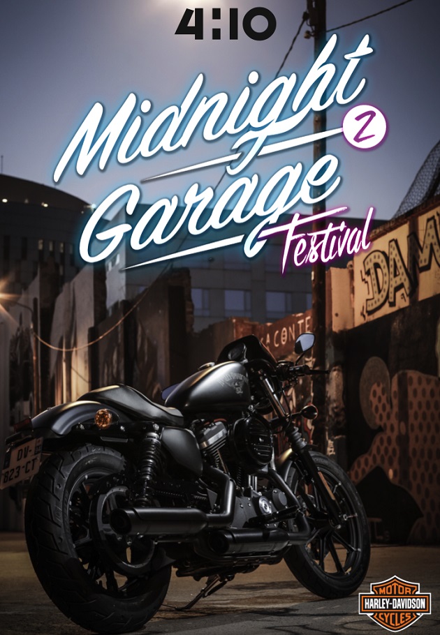 Harley-Davidson au Midnight Garage Festival avec ses Dark Custom 2017.