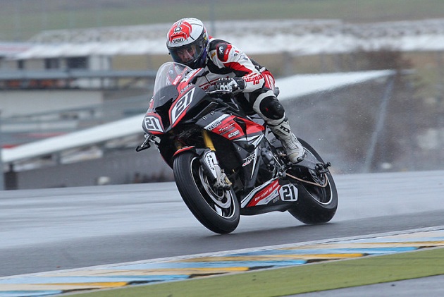 FSBK / Le Mans - Jonchière maitrise la pluie.
