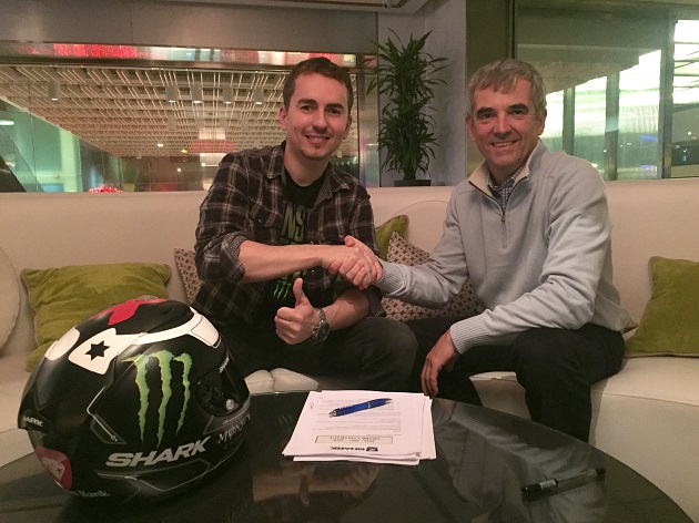 MotoGP - Lorenzo choisit les casques français SHARK.