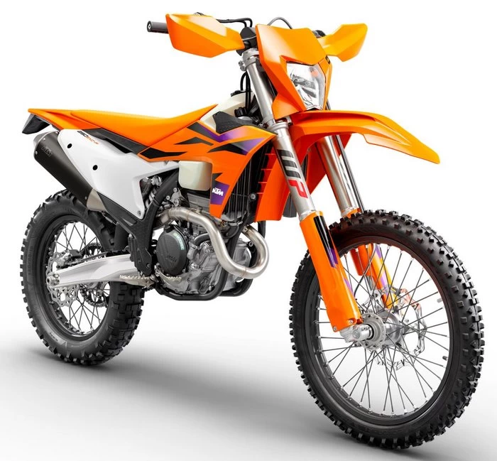 La gamme KTM enduro EXC et EXC-F 2024