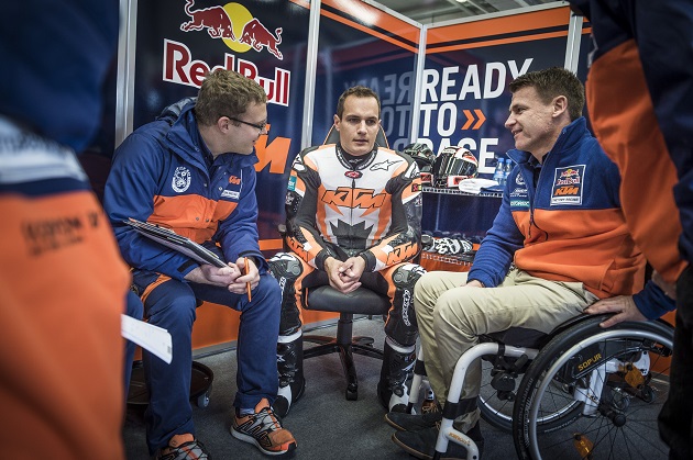 KTM étrenne son prototype MotoGP en Autriche.