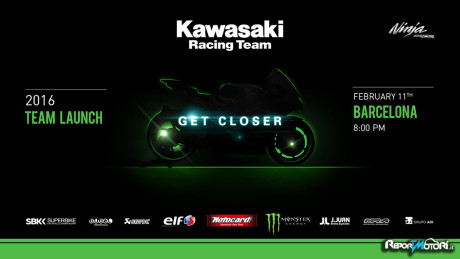 WSBK - Kawasaki Racing Team présente sa ZX10-R 2016.