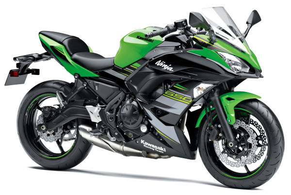 Encore de nouveaux coloris chez les Kawasaki 2018.