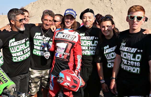 Nouveau titre mondial pour Livia Lancelot en WMX.