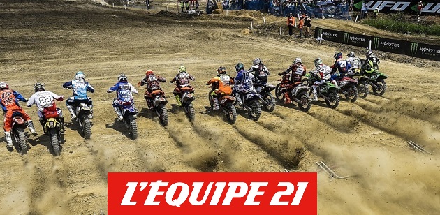 L'ensemble du MXGP diffusé en clair sur L'Equipe 21.