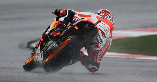 MotoGP / San Marin J1 - Dovizioso le plus rapide sous la pluie.