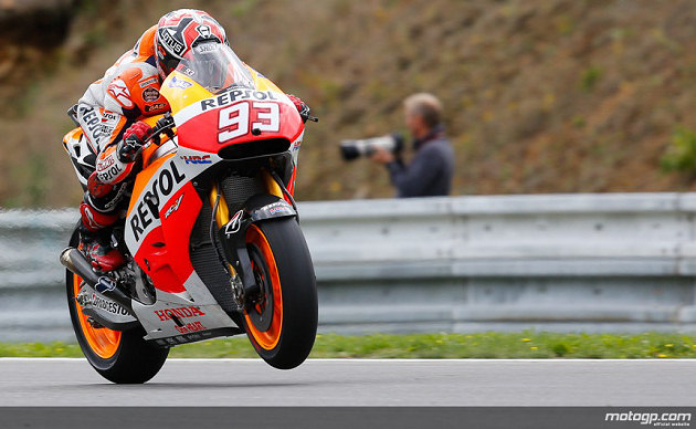 MotoGP - Marquez craque une neuvième pôle à Brno.