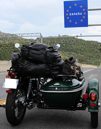 Voyage en Espagne avec le Mash 400 Family-side.