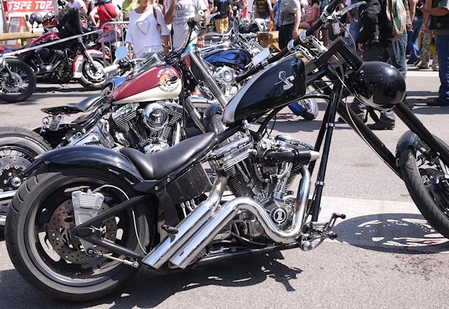 130 000 visiteurs aux Morzine Harley Days 2015.