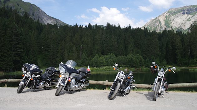 130 000 visiteurs aux Morzine Harley Days 2015.