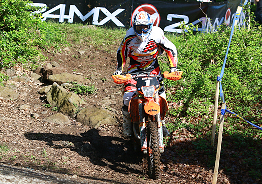 Coup d'envoi du Championnat de France d'Enduro à Privas.