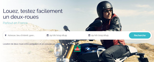 Rider Club, une solution pour la location de moto entre particuliers.