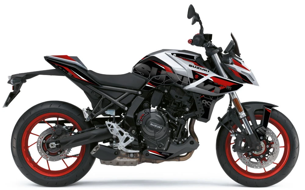 Une Suzuki GSX-8S grise